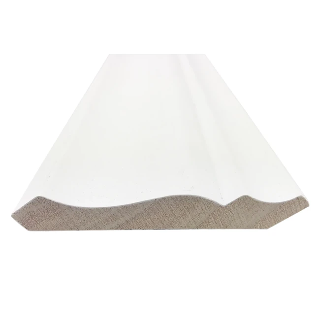 First Tier Class Primed Wooden Crown Moldings For Ceiling