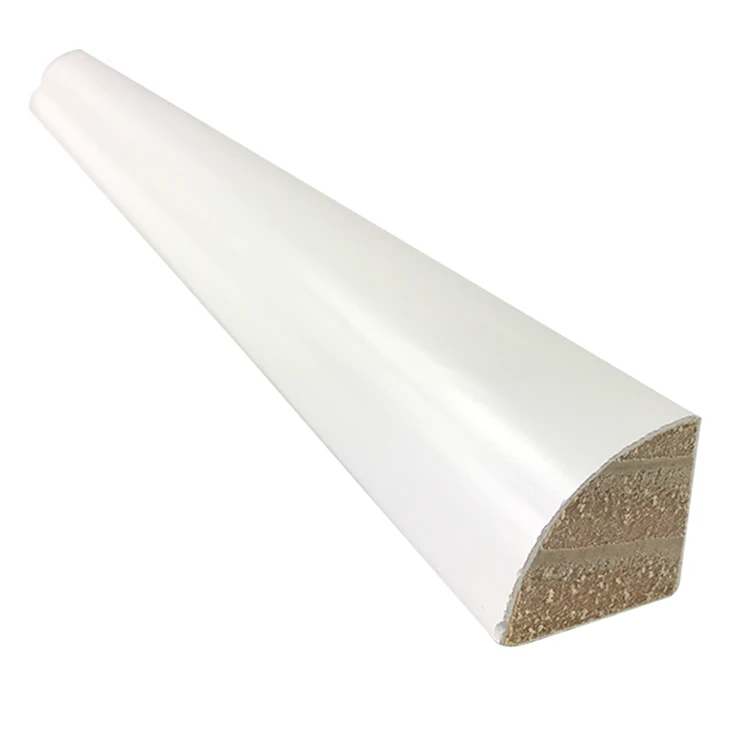 High Performance White Primed Wooden Small Mouldings Shoe Or Quarter Round For Baseboard