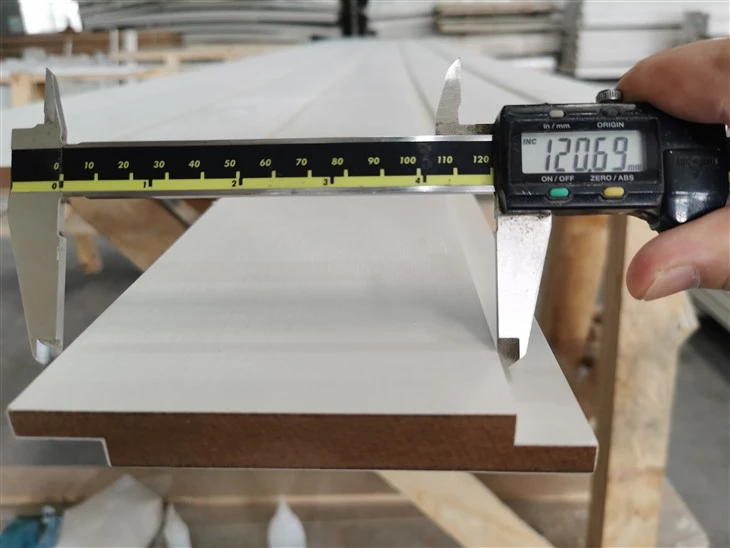 Høykvalitets hvit grunnet MDF veggplate