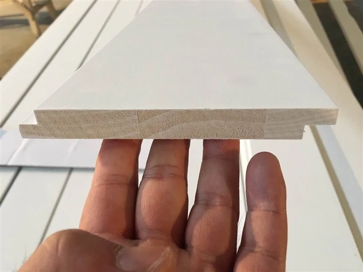 High Quality White Primed Wood Wall Panel
