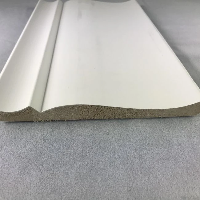 High Quality White Primed Wooden Crown Mouldings For Ceiling
