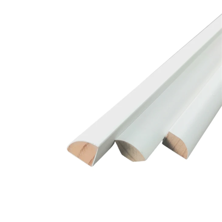 Primed Wooden Small Mouldings Shoe Or 1/4 Quarter Round