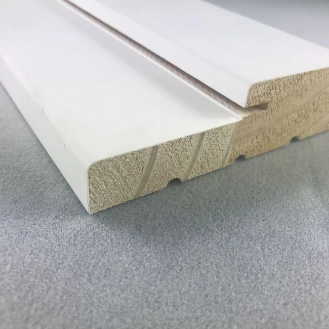 State Of The Art White Gesso Coated Wood Door Frames For Doors