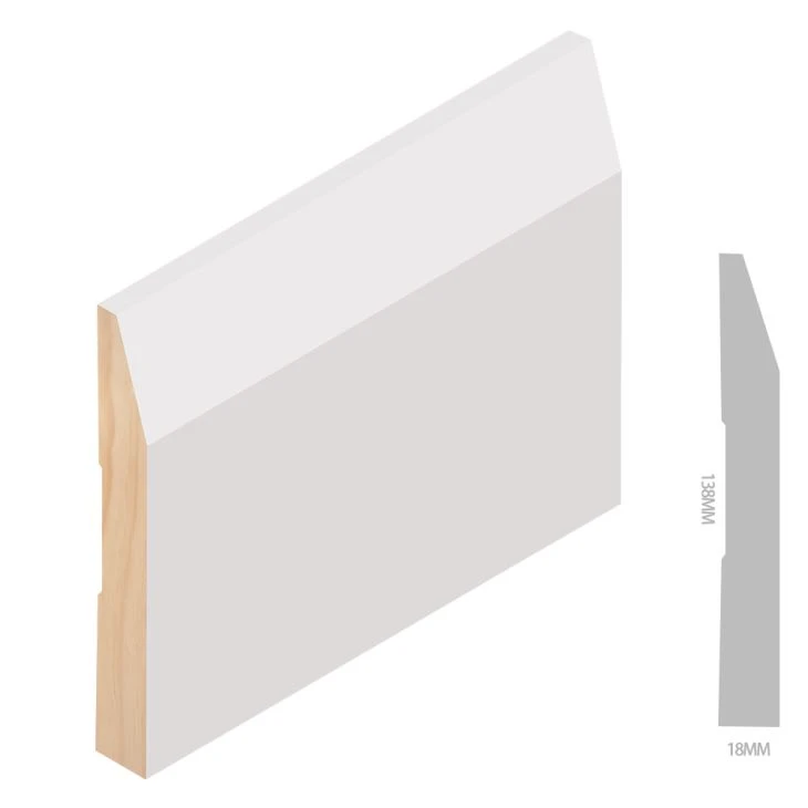 Primed Wooden Skirting Board