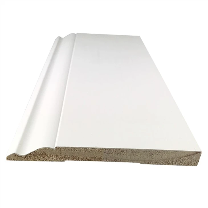 High Quality Timber Plywood Primed Wooden Skirting Tirm Moulding