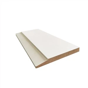 Hvit grunnet Dekorativ Interiør Mdf Liste Furu Trim Listing