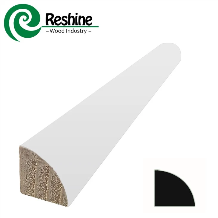 Gesso Coated Quarter Round Base Shoe